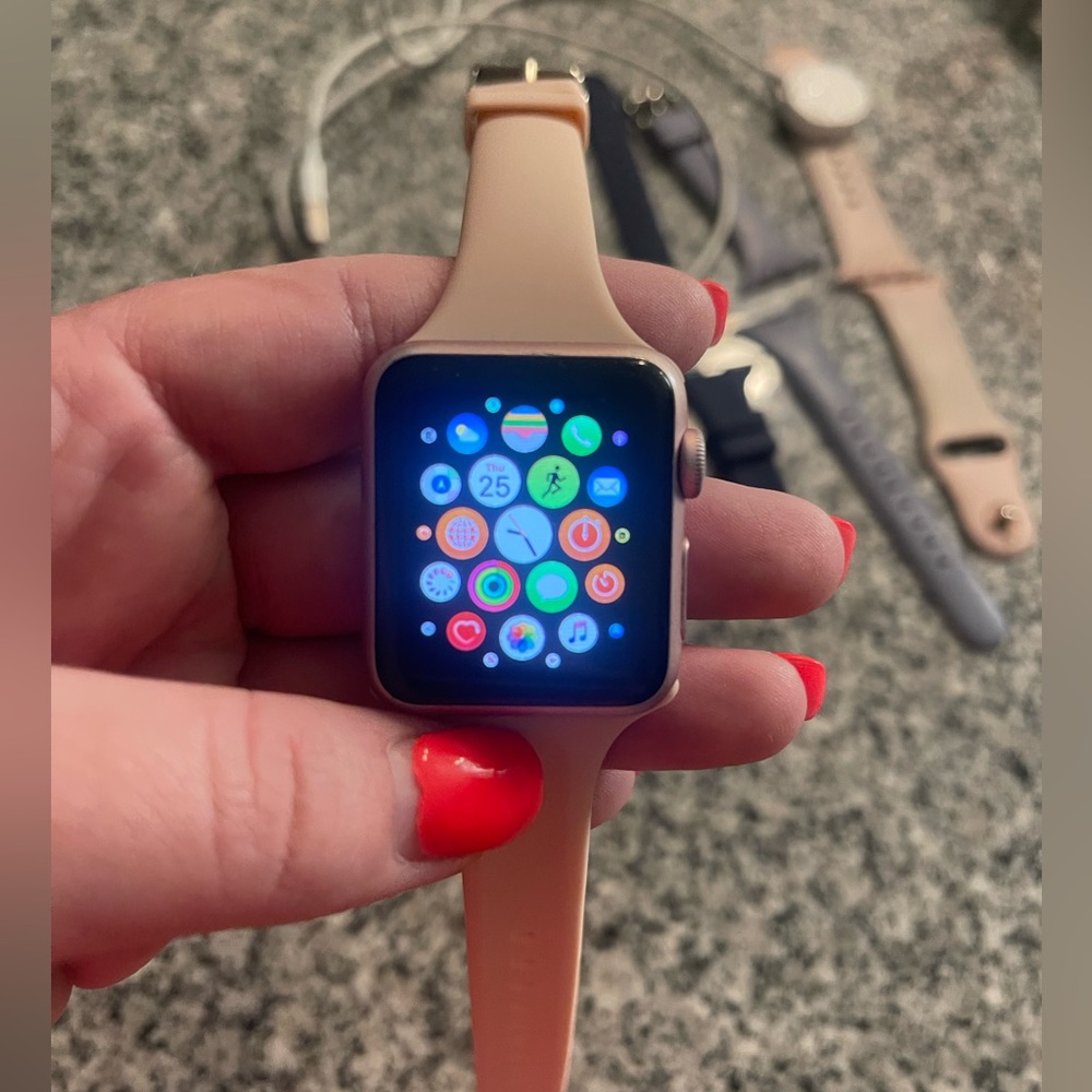 Apple Watch Series 1 with different bands